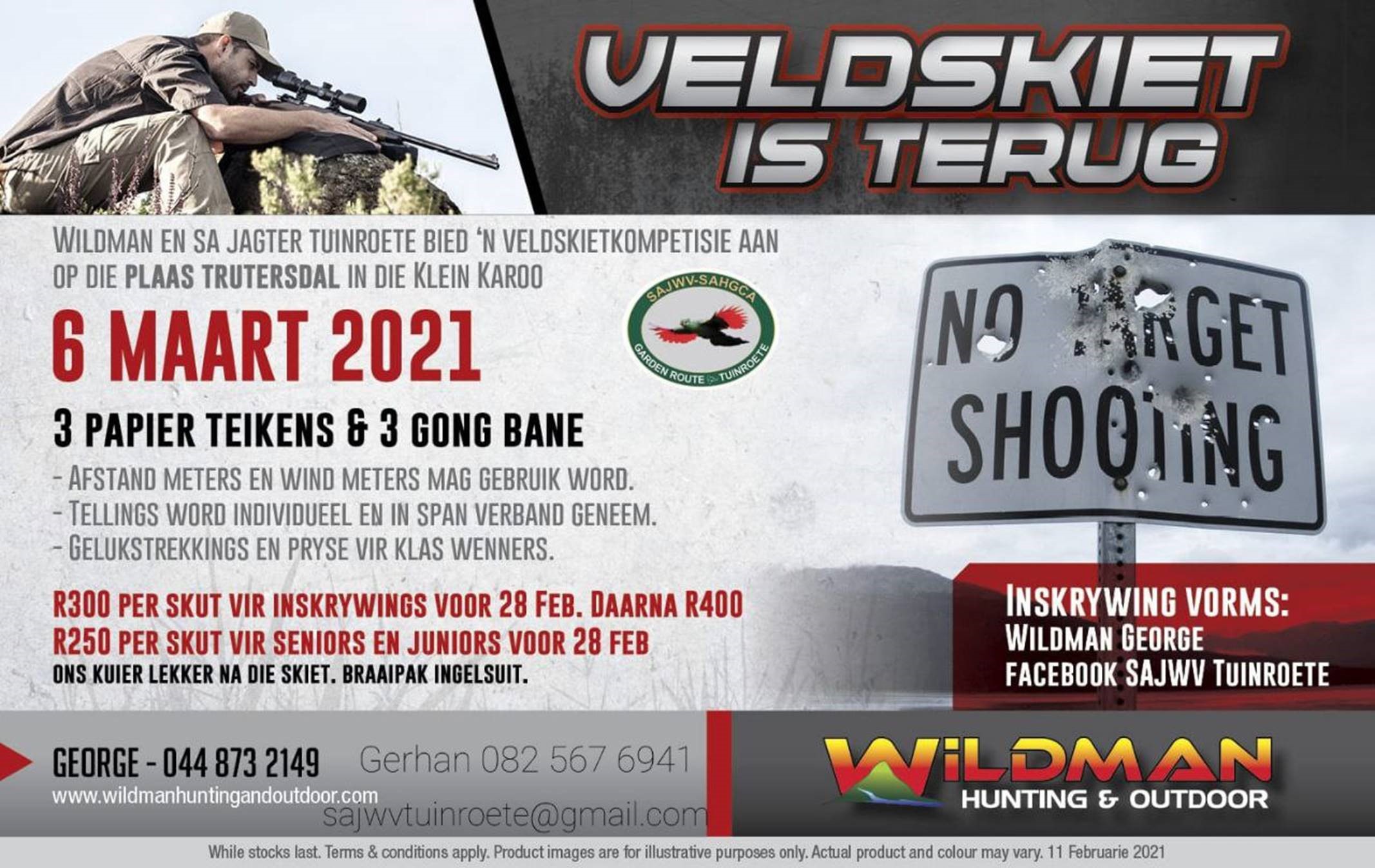 SA Jagters Veldskiet 6 Maart 2021